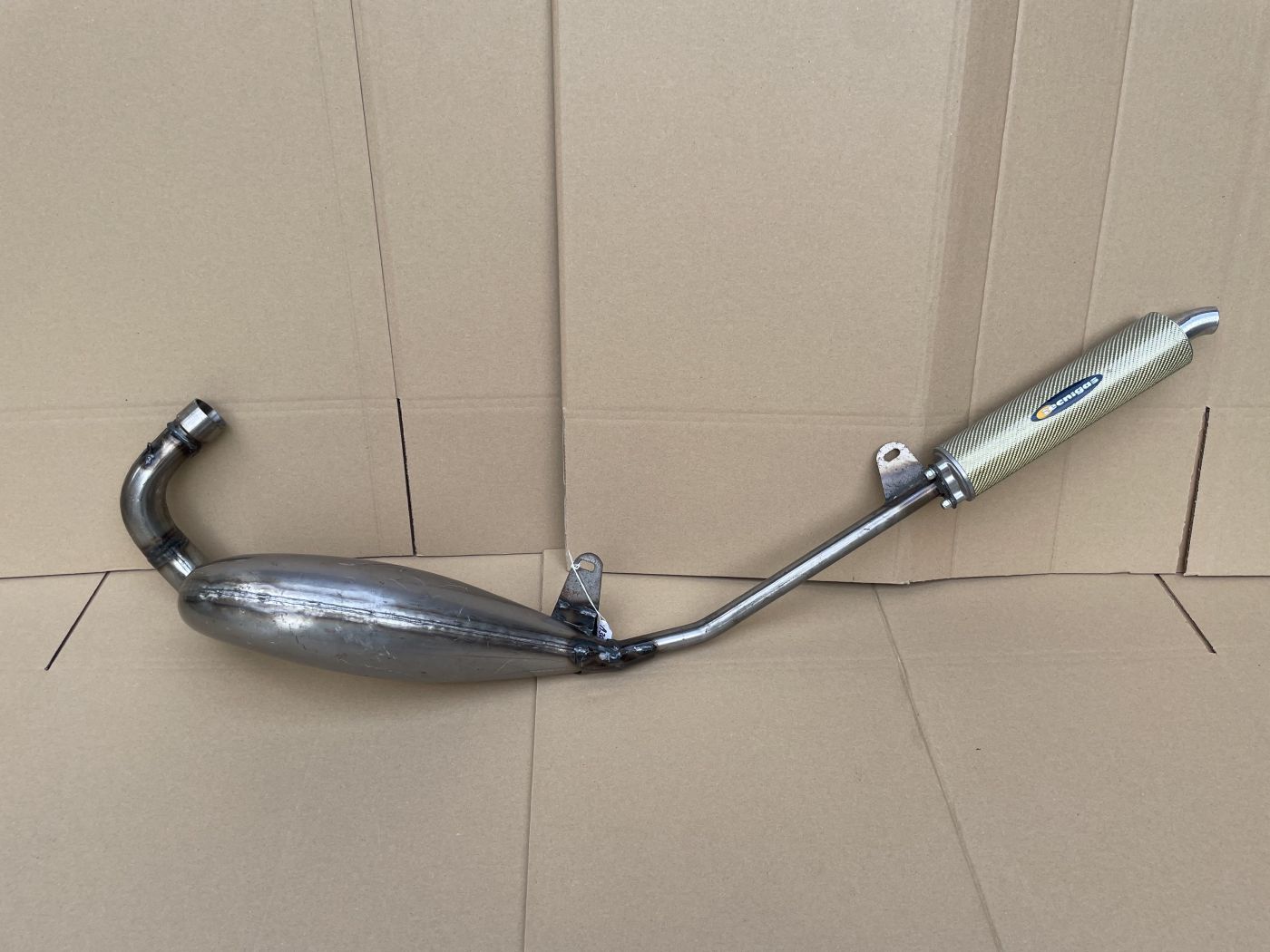 Tecnigas Auspuff - Rieju, Yamaha, Generic, Derbi, Malaguti, Beta ? exhaust (118-V)