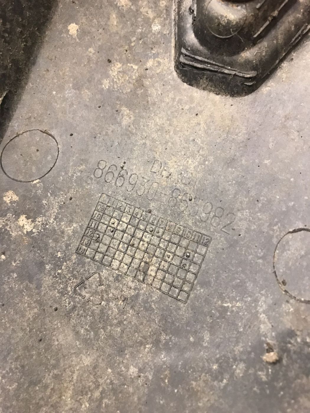 Derbi Senda 50 SM DRD - Spritzschutz vorne Schutzblech