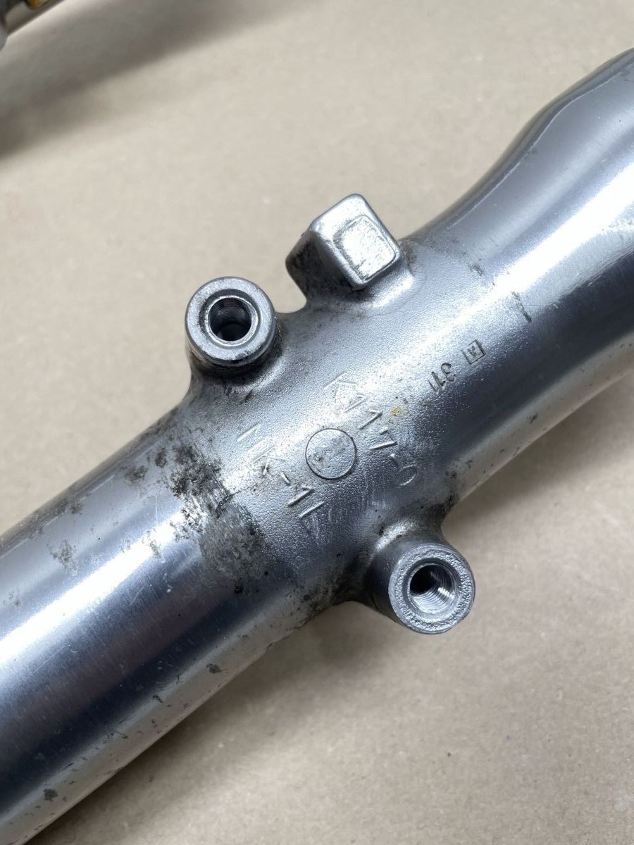 KAWASAKI EL 250 - Federgabel Telegabel Gabelholm Federung front fork  (118)