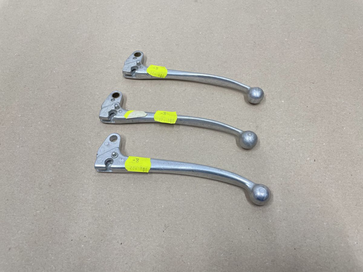 3x Yamaha YA6 YL2 GT RD 60 LB 80 ? - Bremshebel rechts brake lever (118-11)
