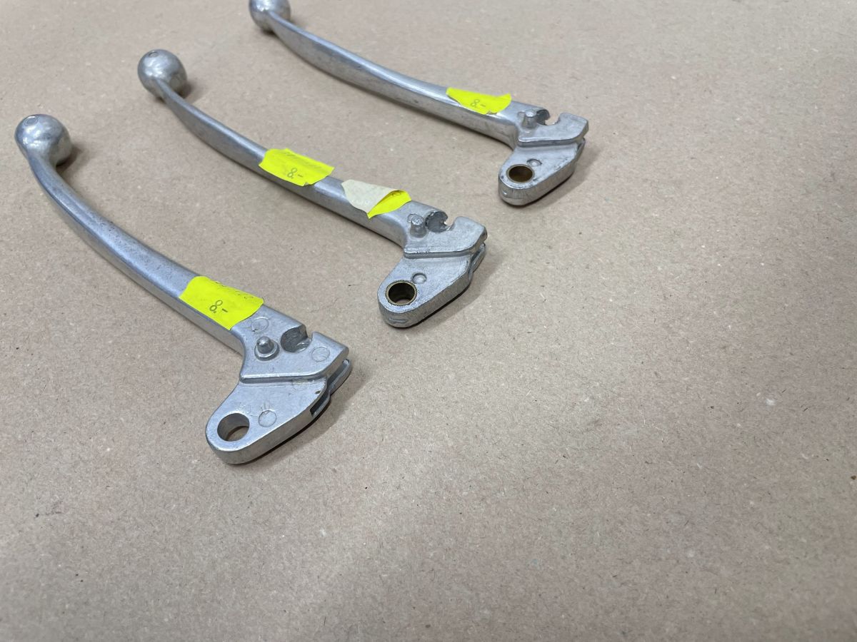 3x Yamaha YA6 YL2 GT RD 60 LB 80 ? - Bremshebel rechts brake lever (118-11)