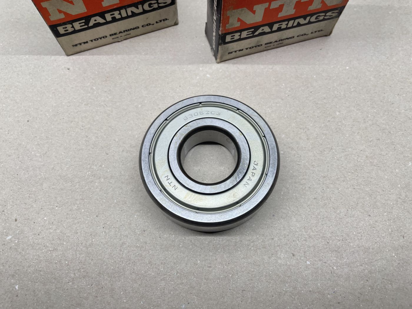 2x NTN Rillenkugellager 6305 ZC3 Innen Ø 25mm Außen Ø 62mm Breite 17mm  (39-49R)