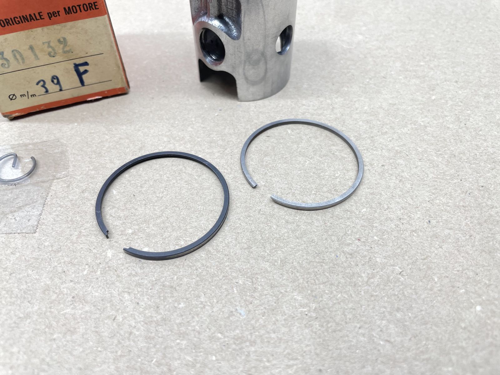 Franco Morini S5 Kolben 39mm VERTEX - Malaguti Grizzly LEM 50 AC piston (118-23)