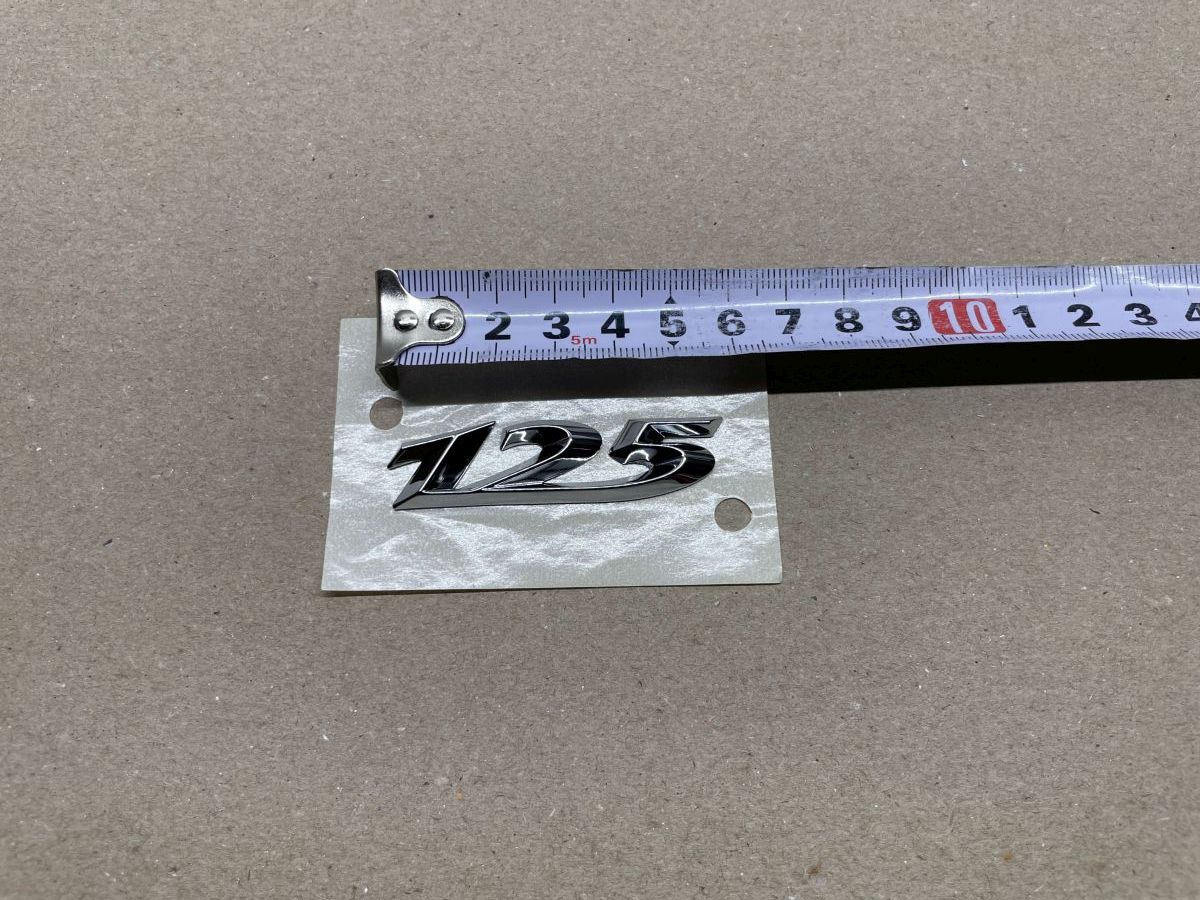 Piaggio X9 125 - ORIGINAL 125 Logo Emblem Aufkleber Sticker Verkleidung (63)