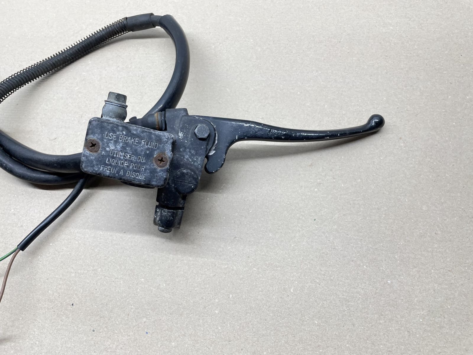 Itteco Shark TR50 - Bremse vorne Bremspumpe Bremszange Bremsleitung   (72-1)