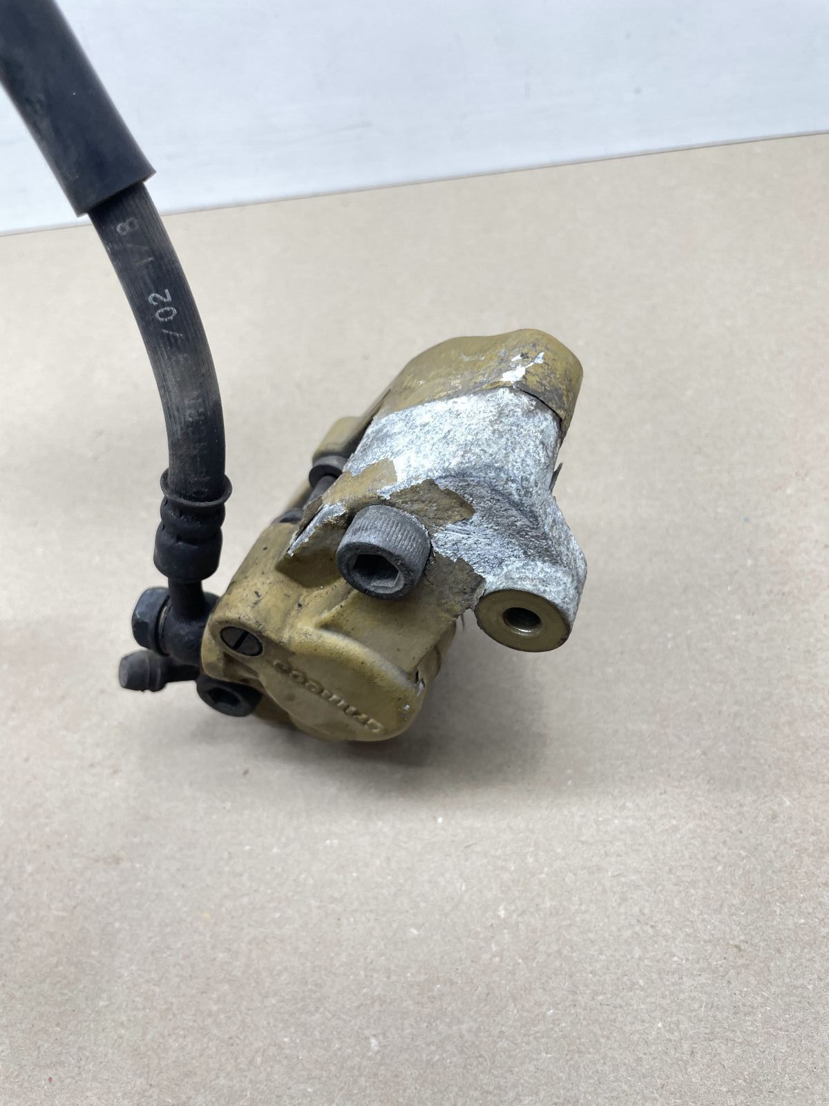 Honda X8R - Bremse hinten Bremszange Bremsleitung rear brake (119)