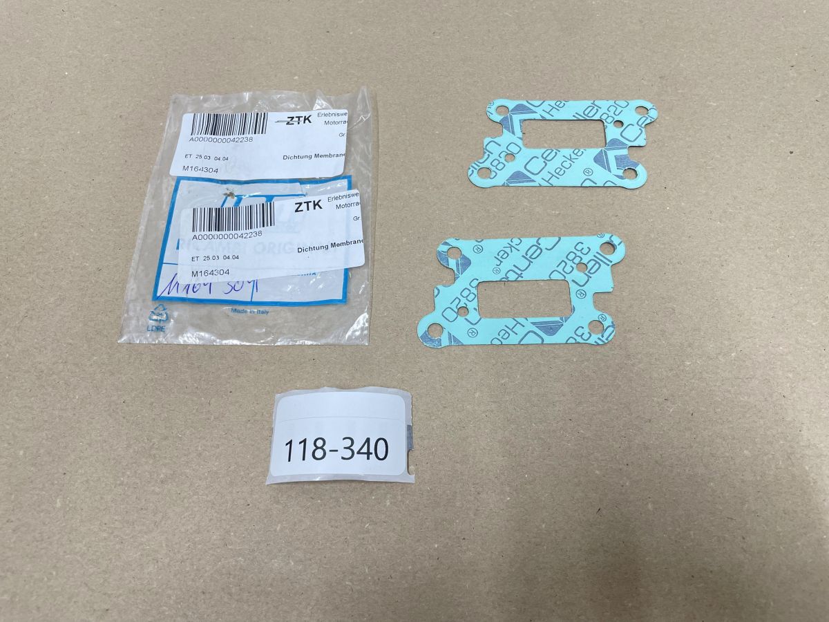 2x Franco Morini S6 Membrandichtung Dichtung - LEM LX3 Malaguti engine (118-8)