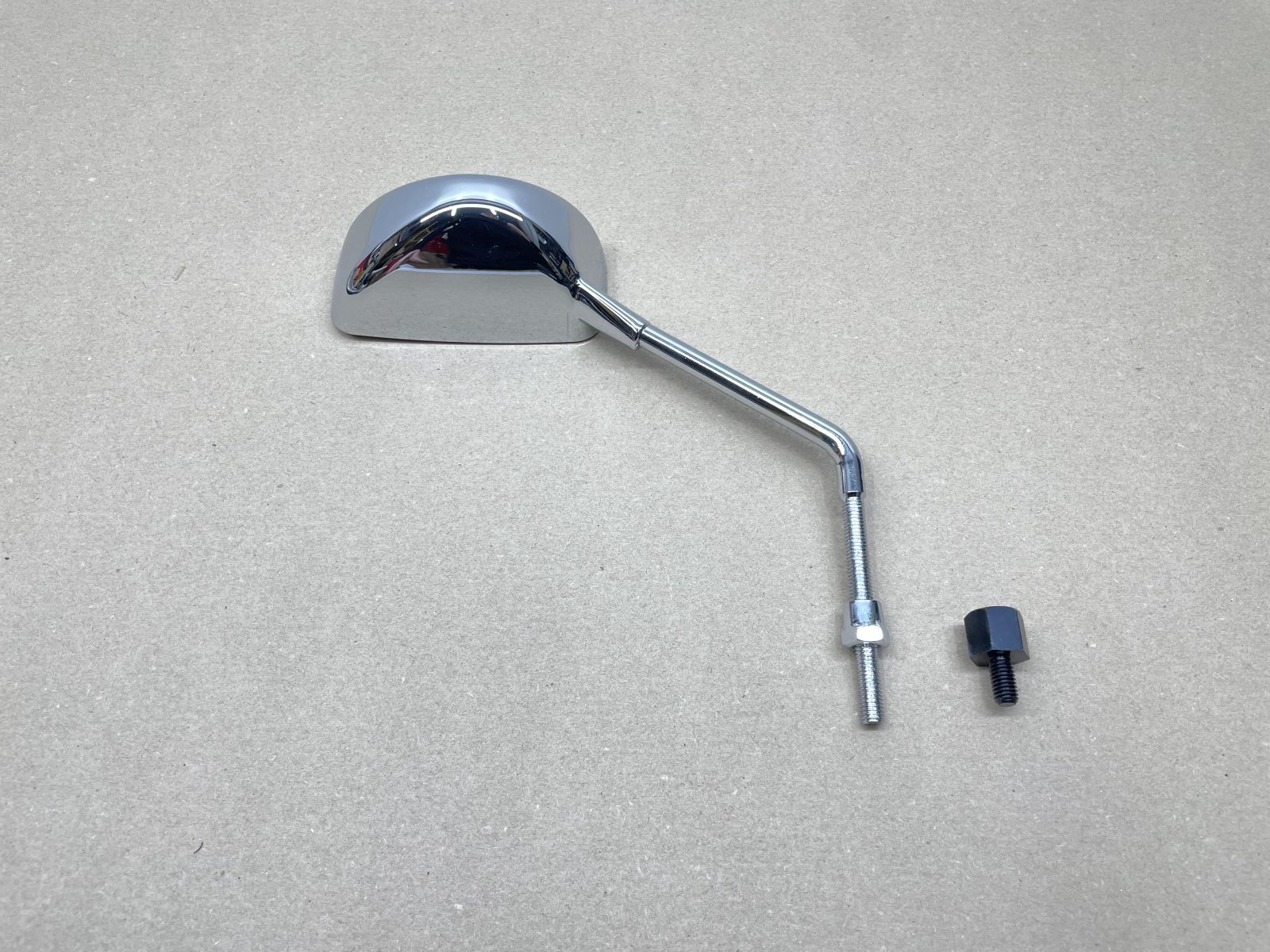 F1 Spiegel CHROM rechts M8 - MBK Nitro Yamaha Aerox Piaggio mirror (118-23)