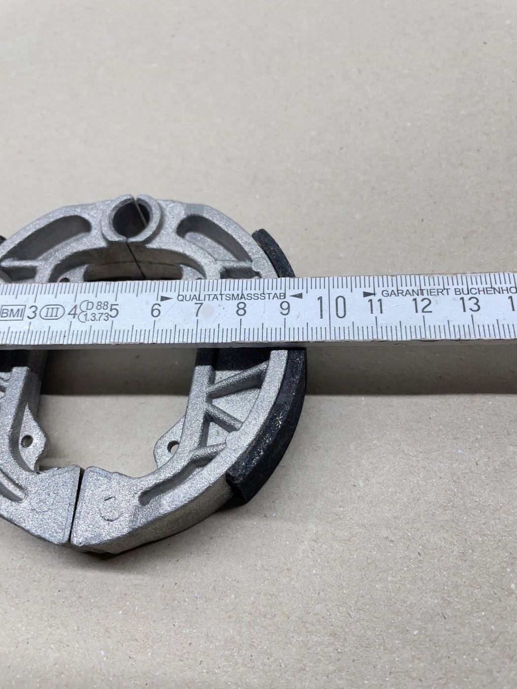 Bremsbacken 95mm x 20mm NOS Hercules Kreidler Zündapp KTM Piaggio Peugeot (39-75R)