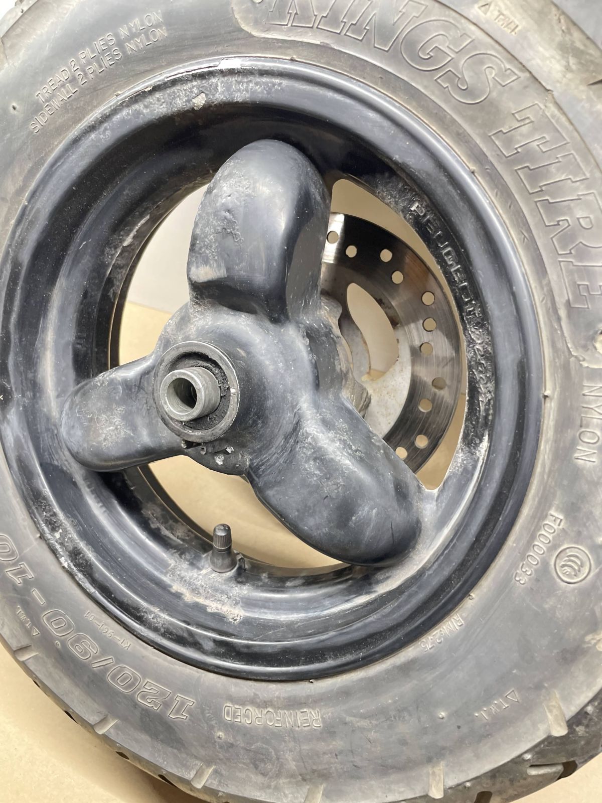 Hercules Splinter / Peugeot Speedake  Vorderrad Reifen Felge vorne Bremse (81)