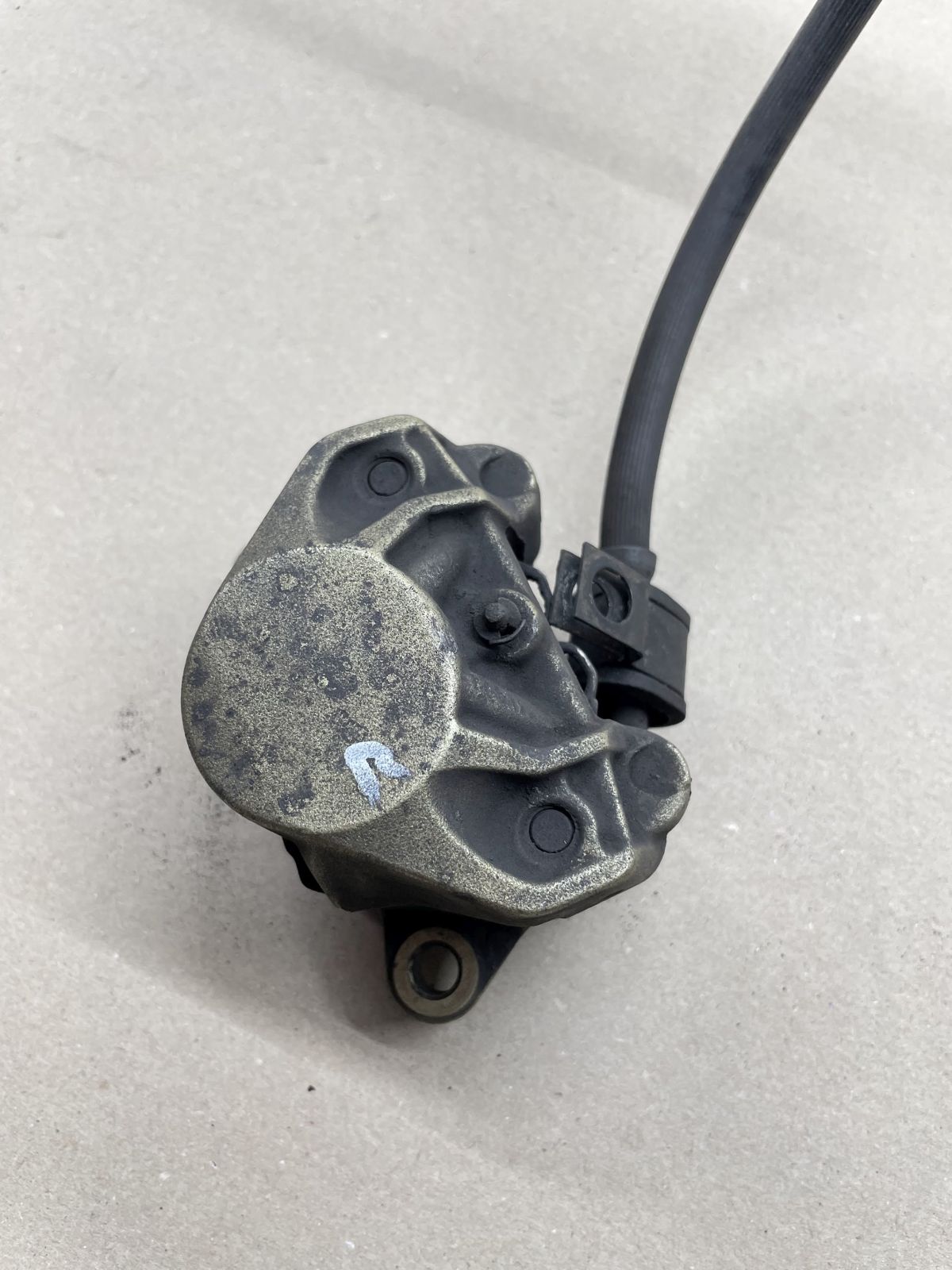 Piaggio X9 250 - Bremse vorne rechts komplett Bremspumpe Bremszange Leitung (75)