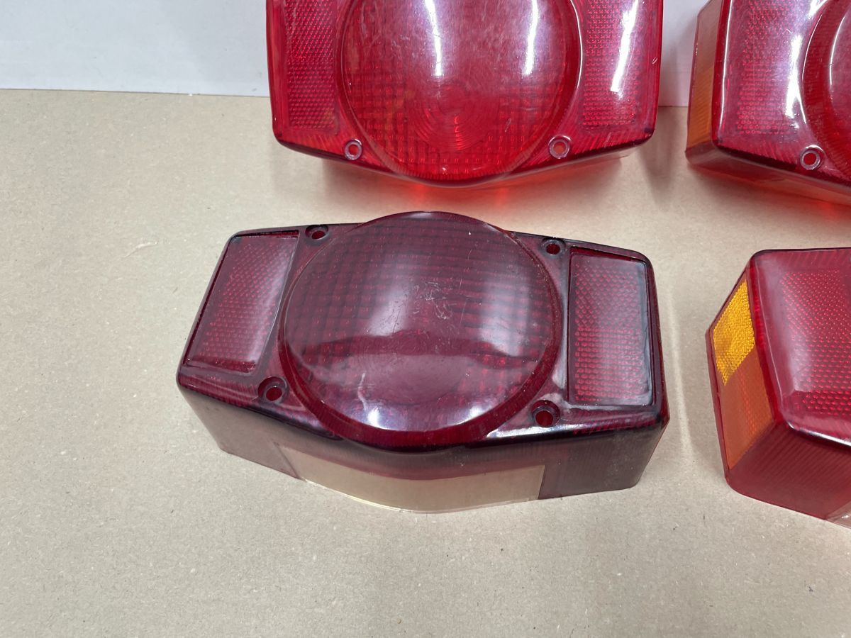 4x Rücklichtglas taillight lens - Honda CB 200 350 400 450 500 550 750  (118-14)