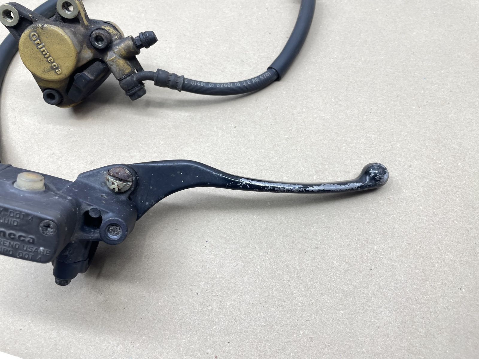 Honda X8R  - Bremse vorne Bremshebel Bremspumpe Bremszange front brake 119)