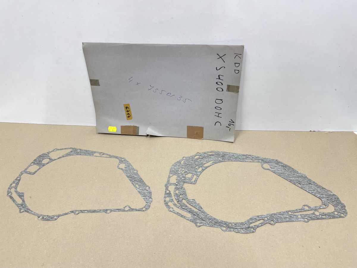 3x Yamaha XS 400 DOHC - Kupplungsdeckeldichtung clutch cover gasket (118-15)