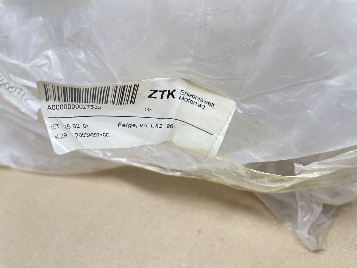 LEM LX2 - Felge vorne Bremse NOS front wheel ruota anteriore freno (118-22)