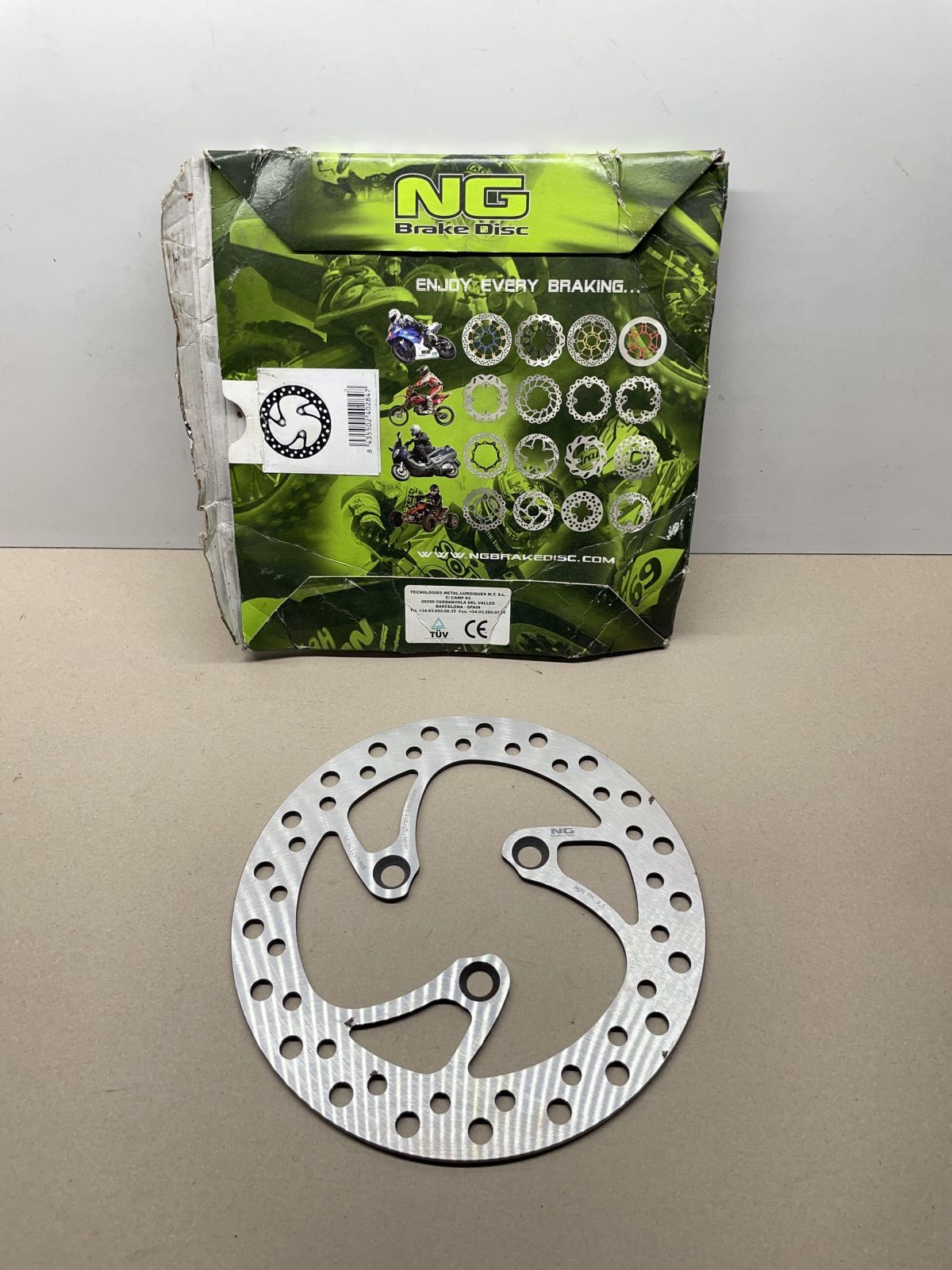 Peugeot Elystar 50 /  Elyseo 100 -  Bremsscheibe NG306  -  NEU   (92)