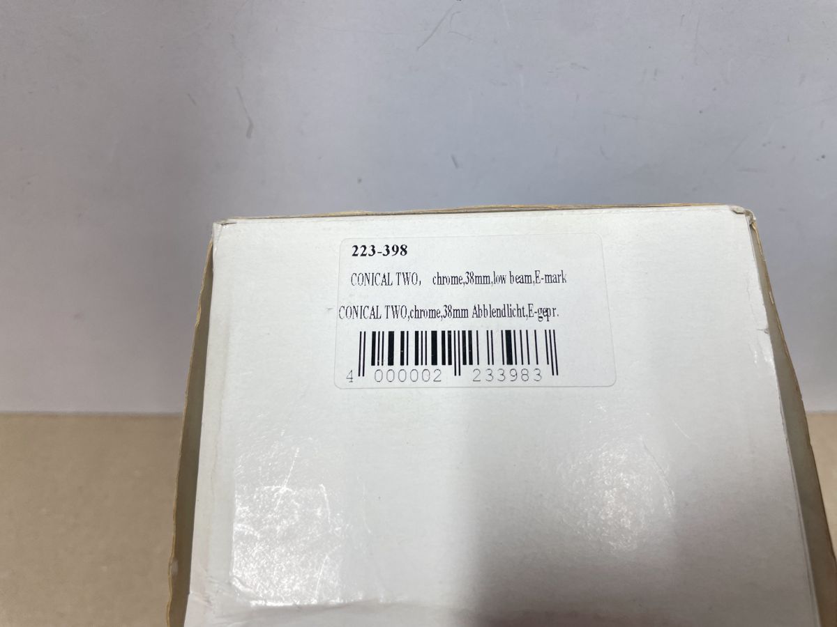 SHIN YO Ellipsoidscheinwerfer Conical Two 38mm E-gepr. Yamaha Honda Suzuki (118-16)