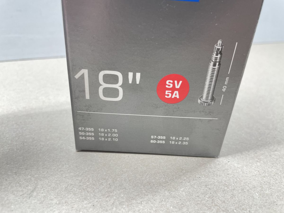2x Schwalbe Schlauch 18 x 1.75-2.25 / 47-60 / 355 SV5A NR.5A SV Fahrrad (94-51)