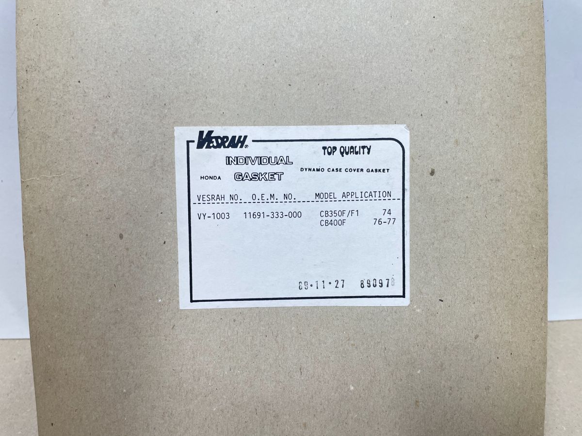5x Honda CB 350 F / CB 400 F - Dichtung Lichtmaschinendeckel alternator gasket (118-15)