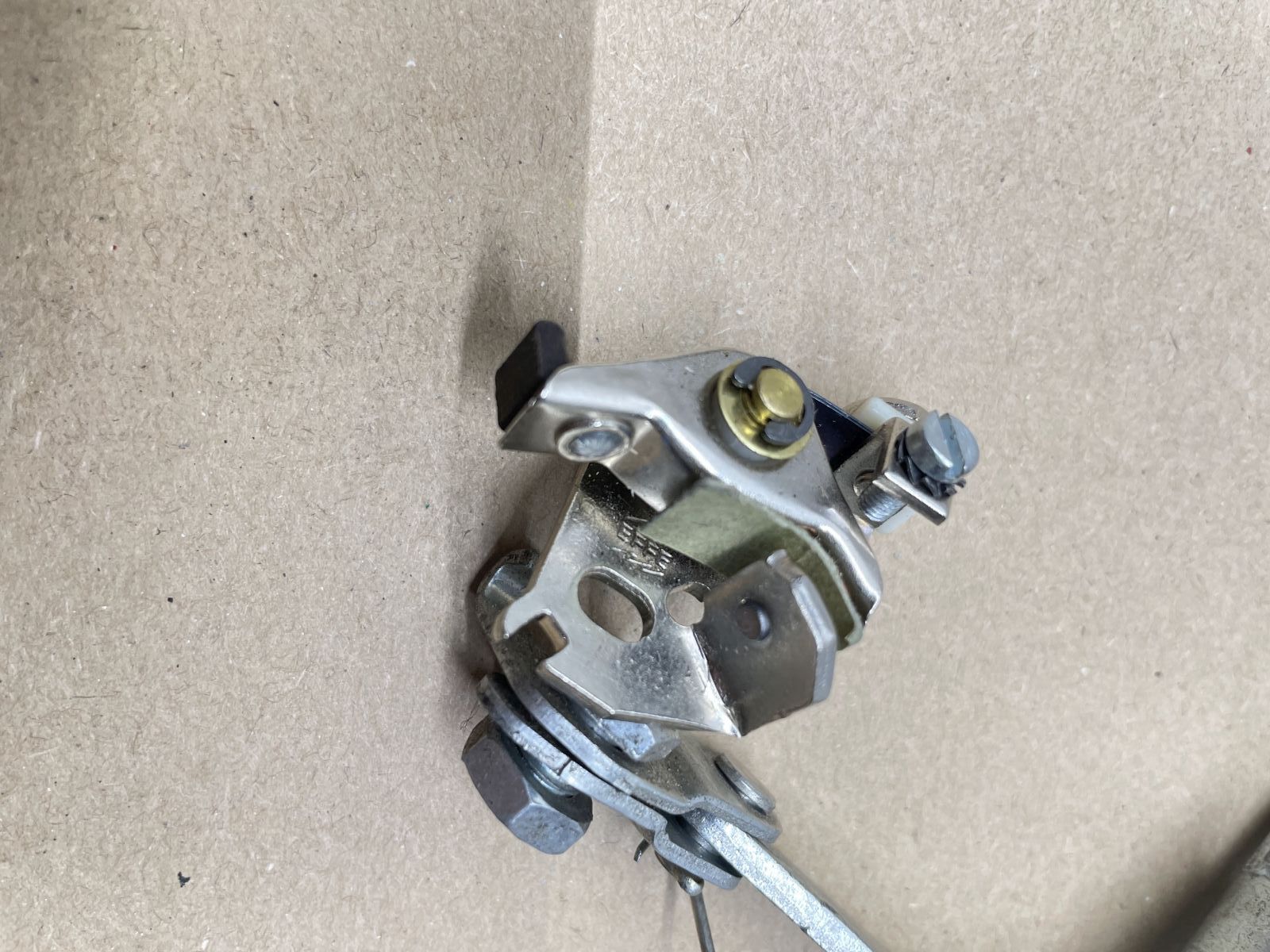 Vespa P80-150X, ET3, Piaggio Ciao - Bremsnocke Bremsbacke Unterbrecher Feder (86)