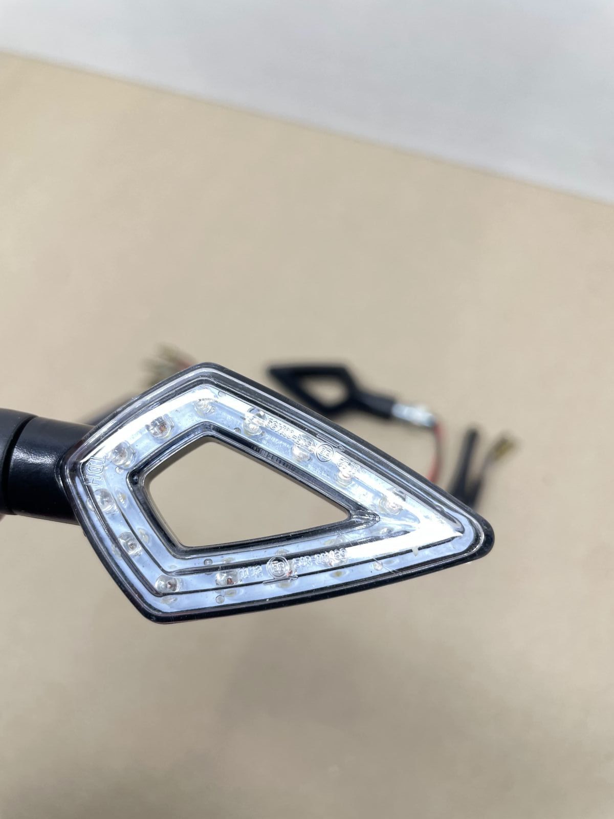 2x LED Blinker E-geprüft 12V - KTM Yamaha Aprilia Motorrad Quad Roller (118-26)