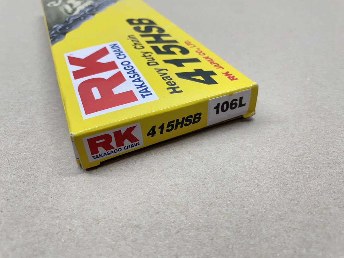 RK Kette 415HSB 1/2 x 3/16 verstärkt 106 Glieder mit Schloss  Antriebskette (94-35)