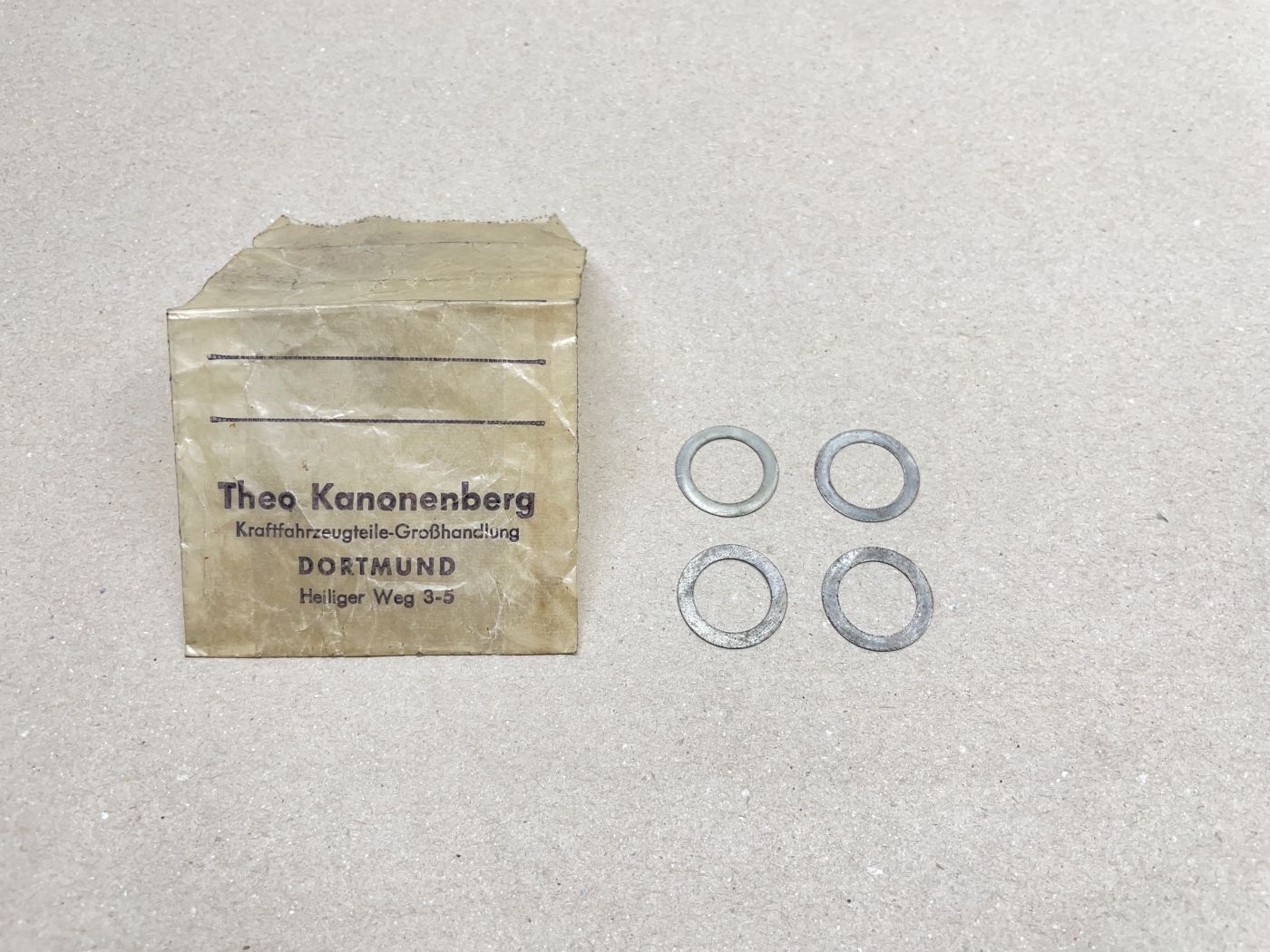 Sachs 50/2 50/3 Motor 4x Ausgleichsscheibe 18,5 x 13 x 0,2 NOS Passscheibe (39-70R)