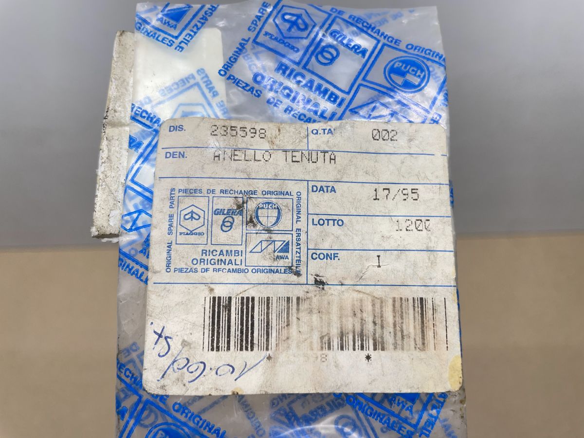 Vespa PK XL XL2, Classic S Lusso Elestart  2x ORIGINAL Kolbenring 235598 NOS (86)