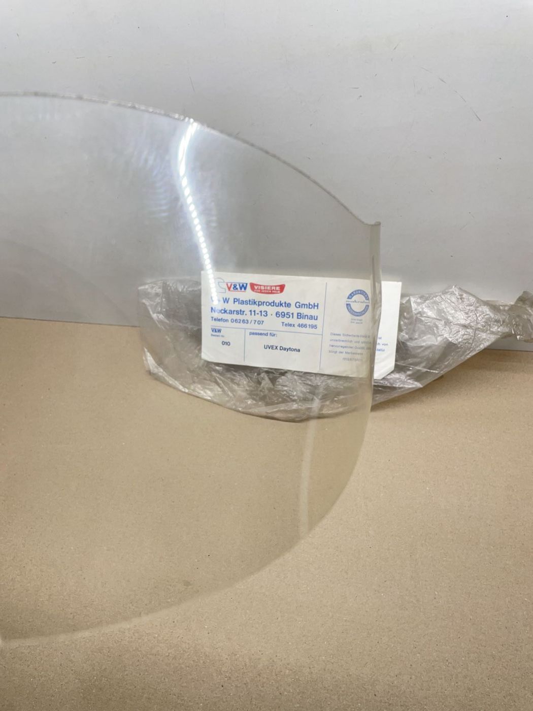 UVEX Daytona Helmvisier Schutzvisier Helm NOS NEU helmet  (106)