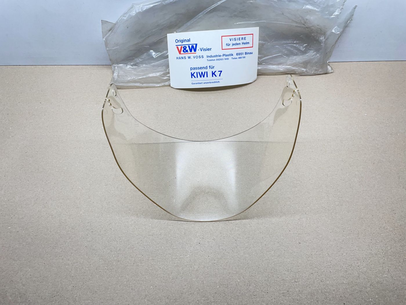 KIWI K7 Helmvisier Schutzvisier Helm NOS NEU helmet retro vintage  (106)