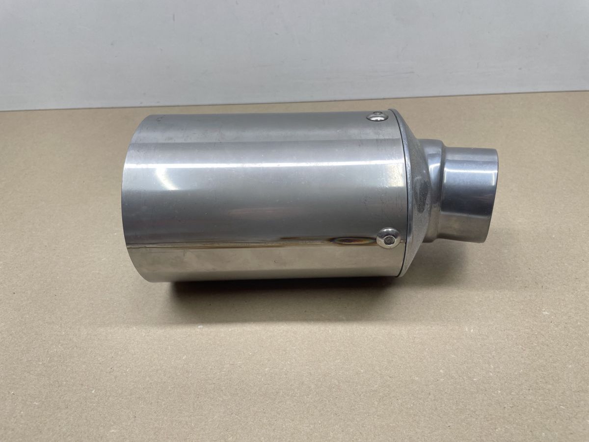 Auspuffblende Endstück Oval 100 x 120mm Motorrad Universal BMW Suzuki Yamaha (118-18)