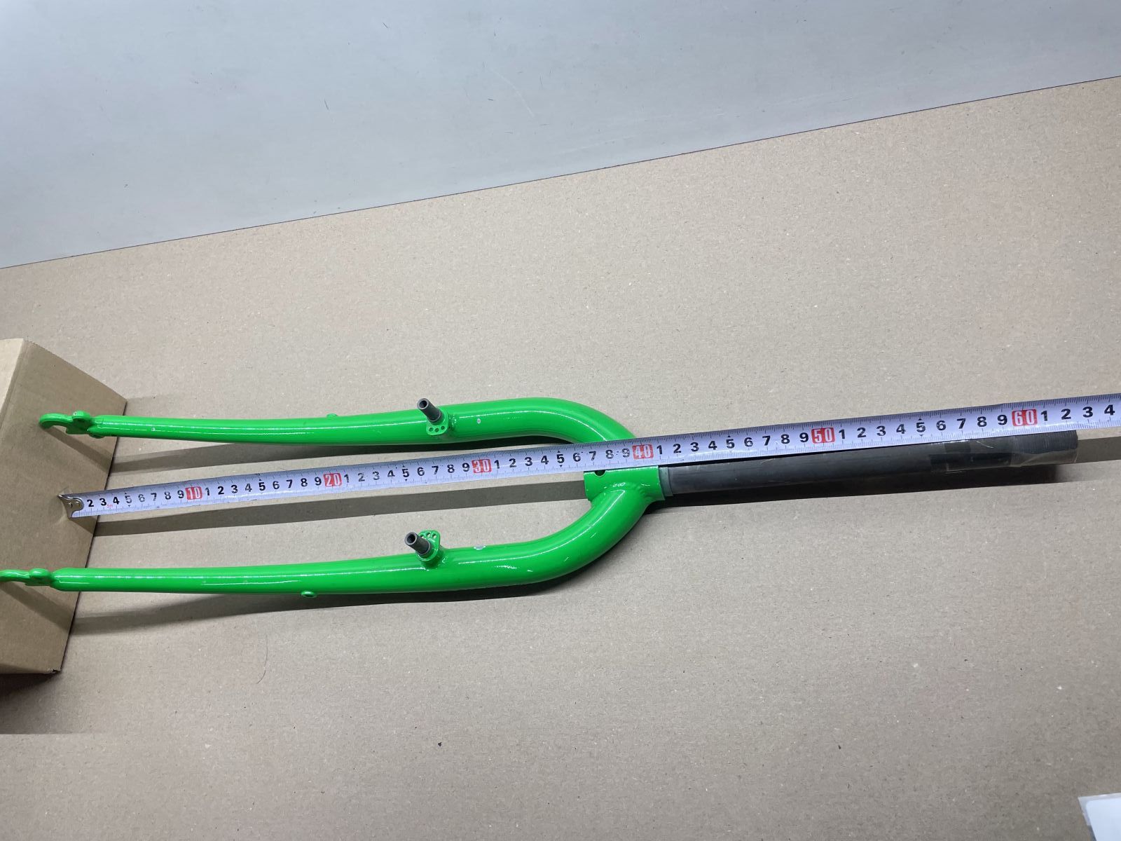26"  MTB Starrgabel 1" CROWNLESS ALL CR.MO  Grün  Schaftlänge 215mm  (GB3)