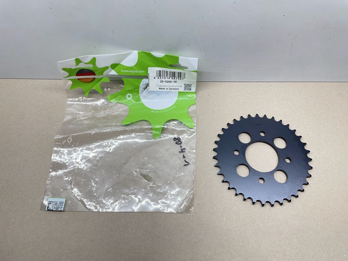 Esjot Ritzel Kettenrad 35 Zähne 269-35 NEU Mofa Moped Hercules KTM  (94-171R)