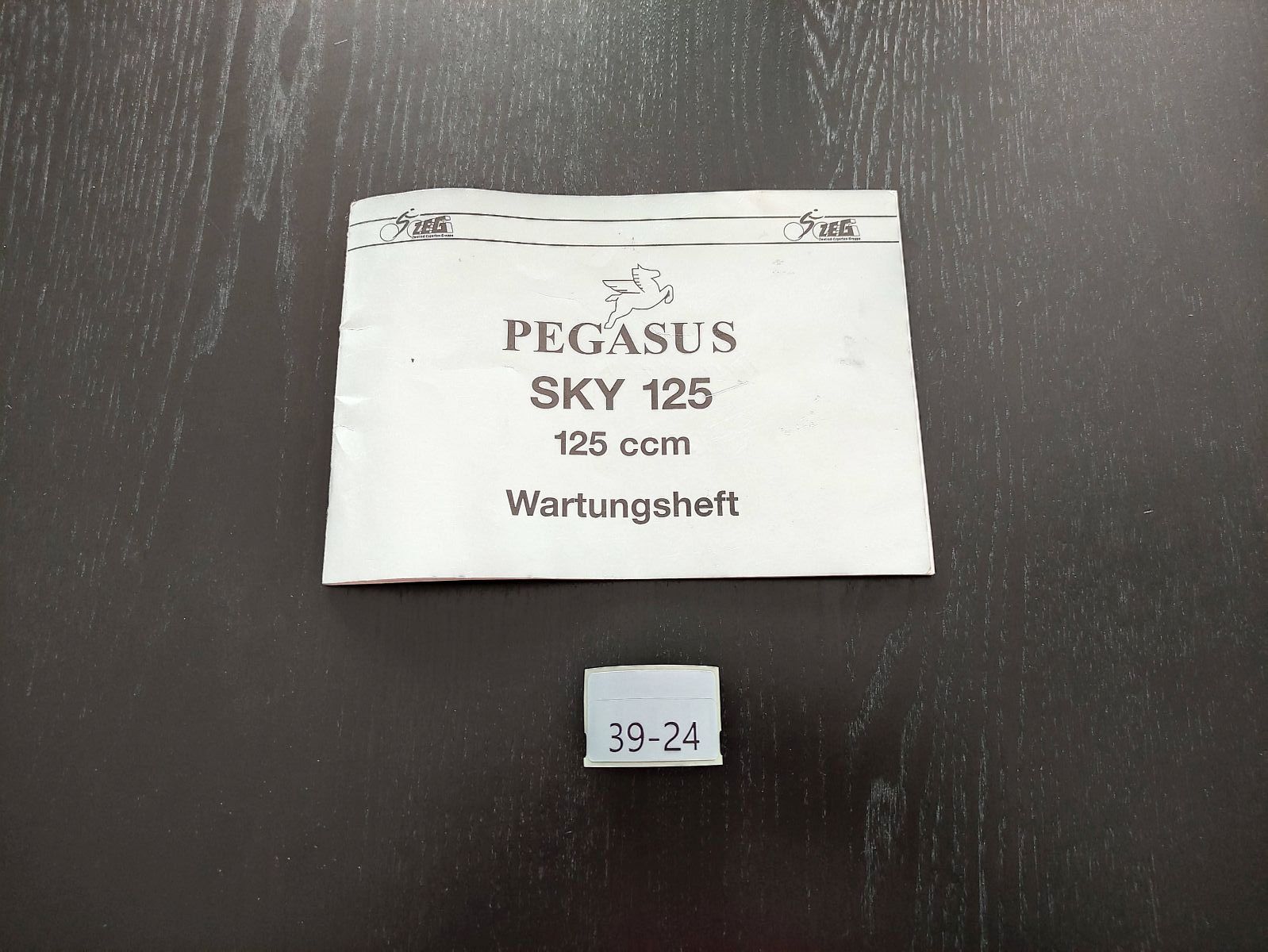 Pegasus SKY 125 -  ORIGINAL Wartungsheft Inspektion Roller  (39)