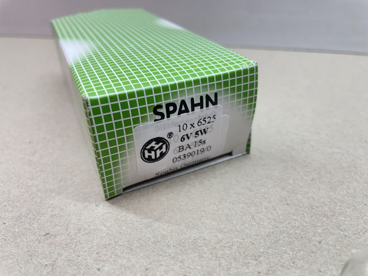 12 x Spahn Glühlampe 6V 5W Ba15s Glühbirne 6Volt 5Watt Mofa Simson KTM (94-80)