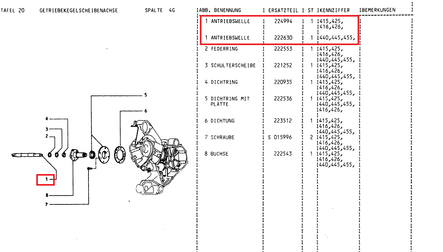 Vespa PK80 S Automatica - original Antriebswelle Motor Getriebe (44)