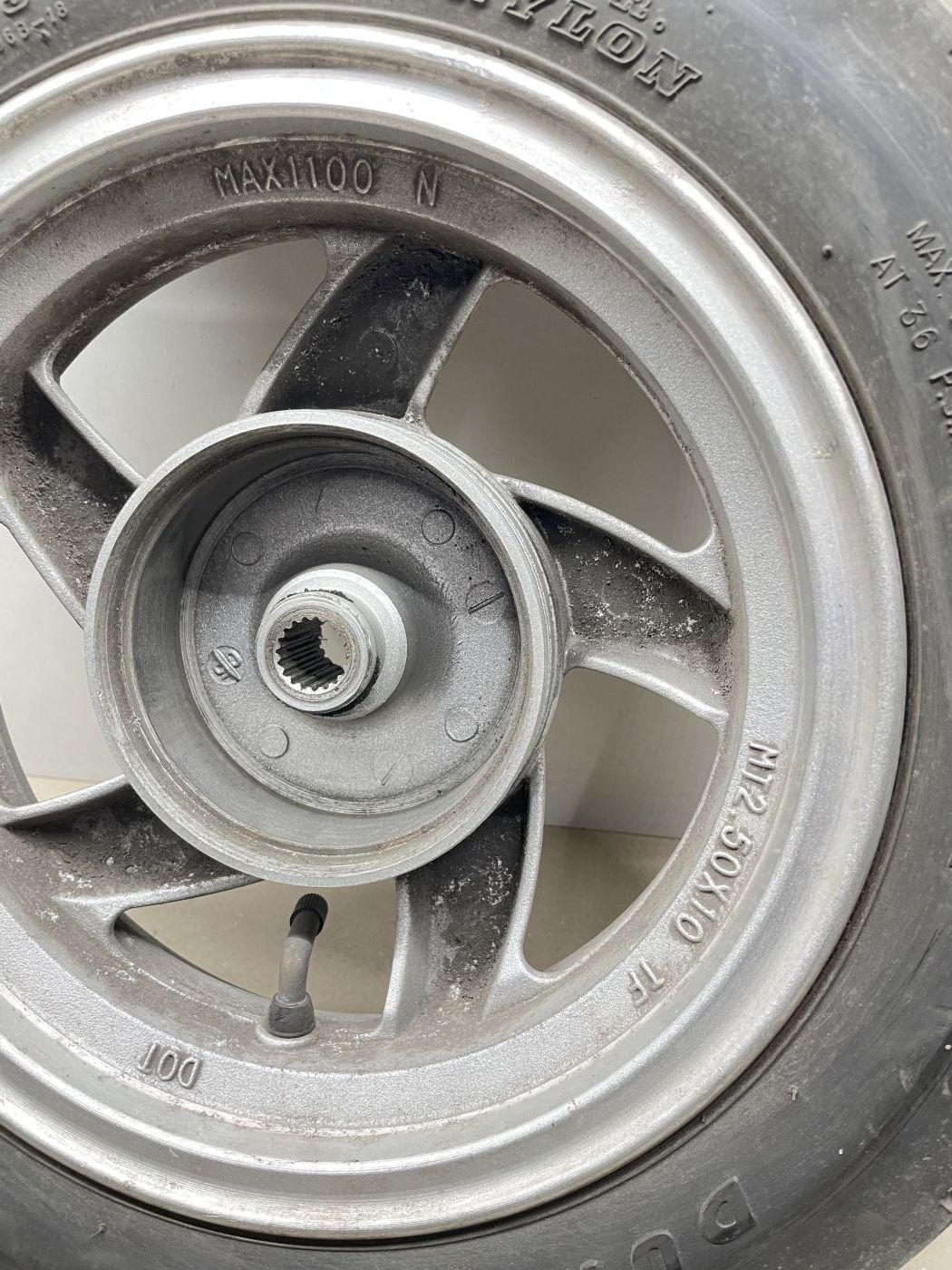 Ering / Baotian BT49QT-7 Hinterrad Reifen Felge hinten wheel (102-14)