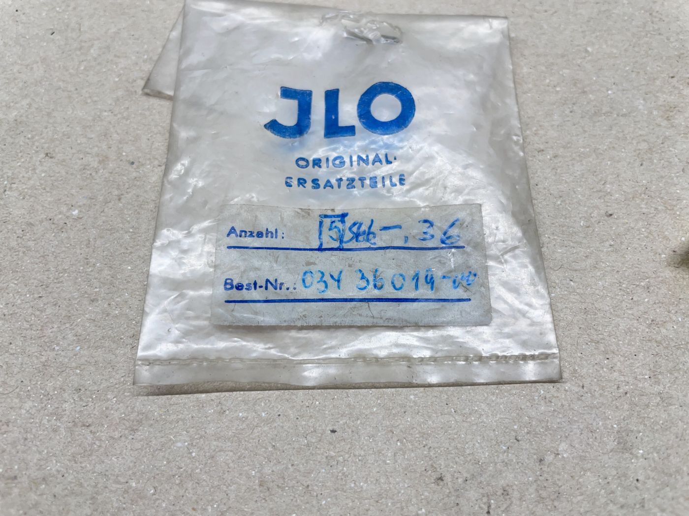 ILO Minimotor 524 540 - 3 Stk. ORIGINAL Schutzschlauch 034.36-019-00 NOS (39-49R)