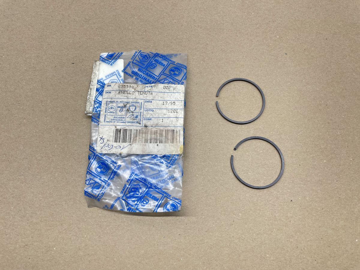 Vespa PK XL XL2, Classic S Lusso Elestart  2x ORIGINAL Kolbenring 235598 NOS (86)