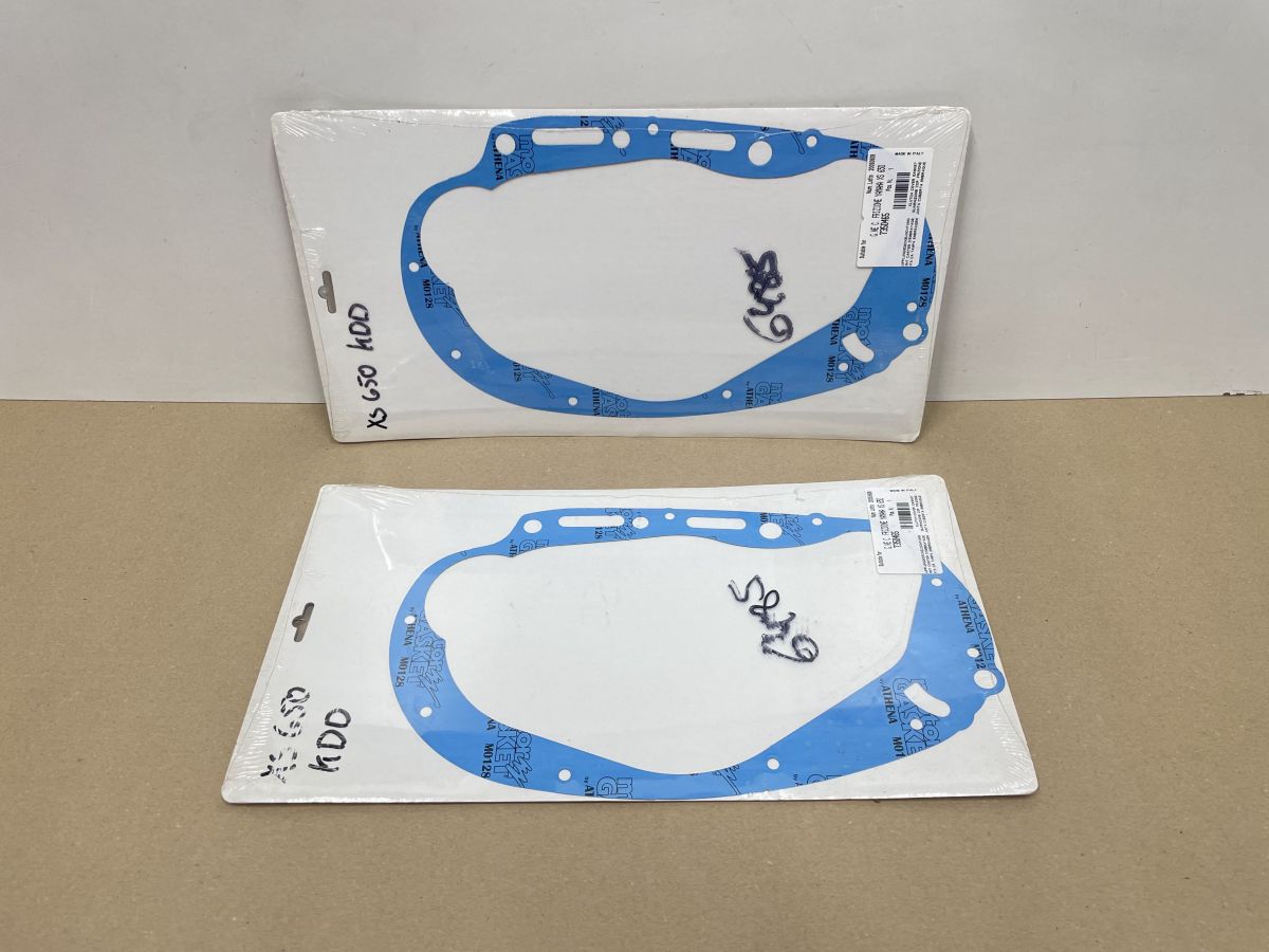 2x Yamaha XS 650 - Kupplungsdeckeldichtung clutch cover gasket (118-15)