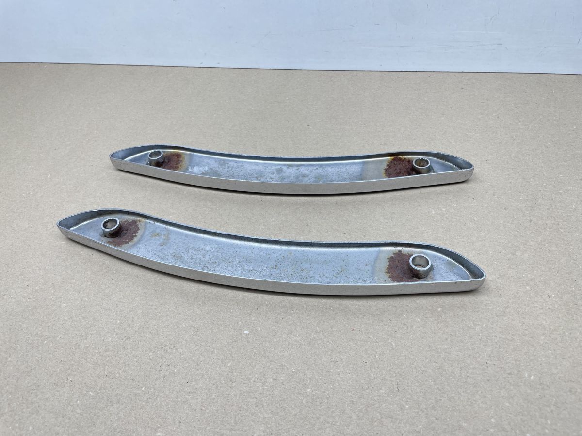 KAWASAKI EL 250 B - Chromblenden Seitenblende Chrom Schutzblech Halter (118-18)