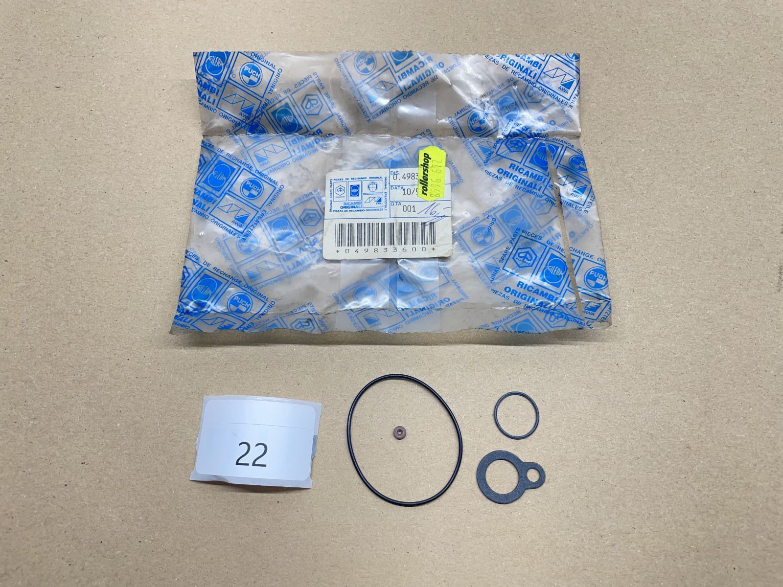 Piaggio TPH NRG ZIP - ORIGINAL DellOrto PHVA Vergaser Dichtungen NOS (W7)