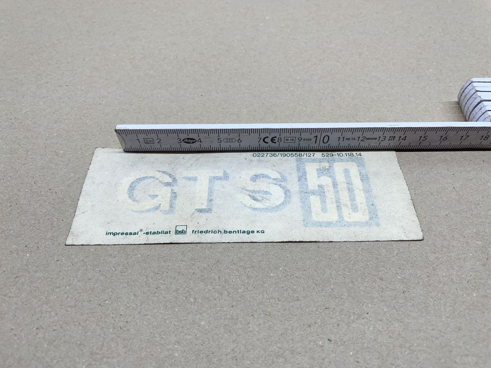 Zündapp GTS 50 -  Aufkleber Sticker Emblem - NEU aus altem Lagerbestand  (P22)