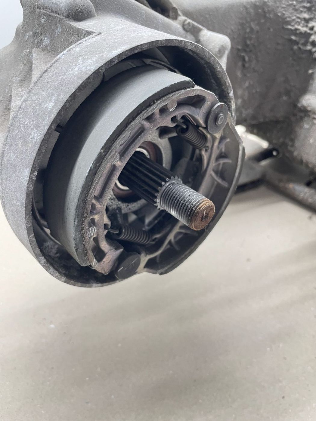 Ering / Baotian BT49QT-7 Motorblock Zylinder Getriebe Kurbelwelle (102-14)