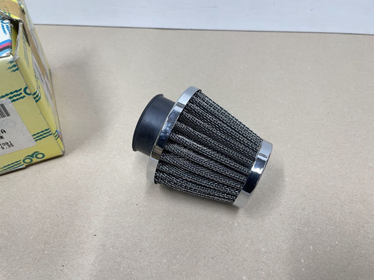 Motorparts Rennluftfilter D: 35mm Sportluftfilter filtro aria racing Roller (118-8)