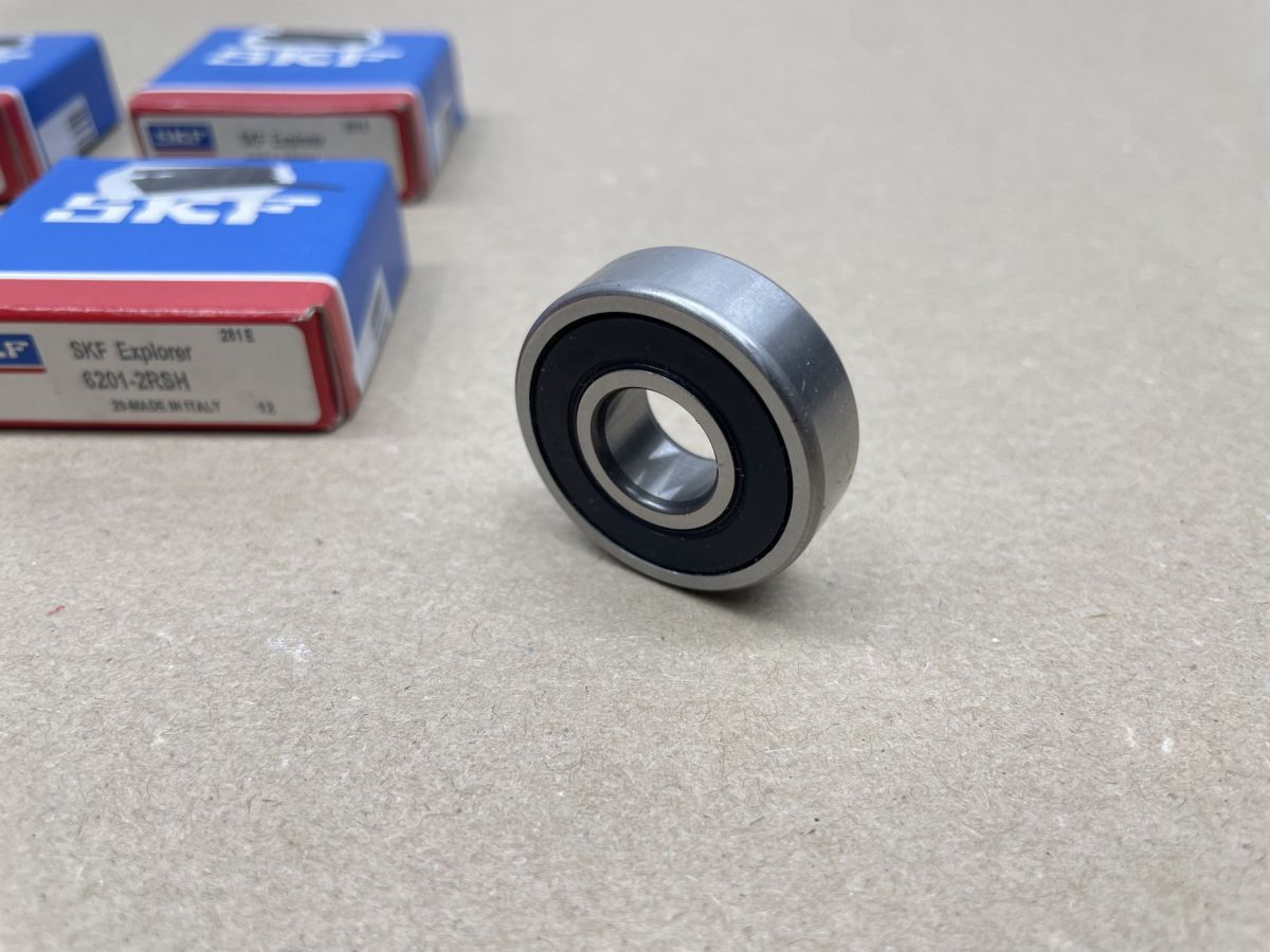 4x SKF 6201 2RSH (12x32x10 mm) Kugellager (2RS) Rillenkugellager (118-17)