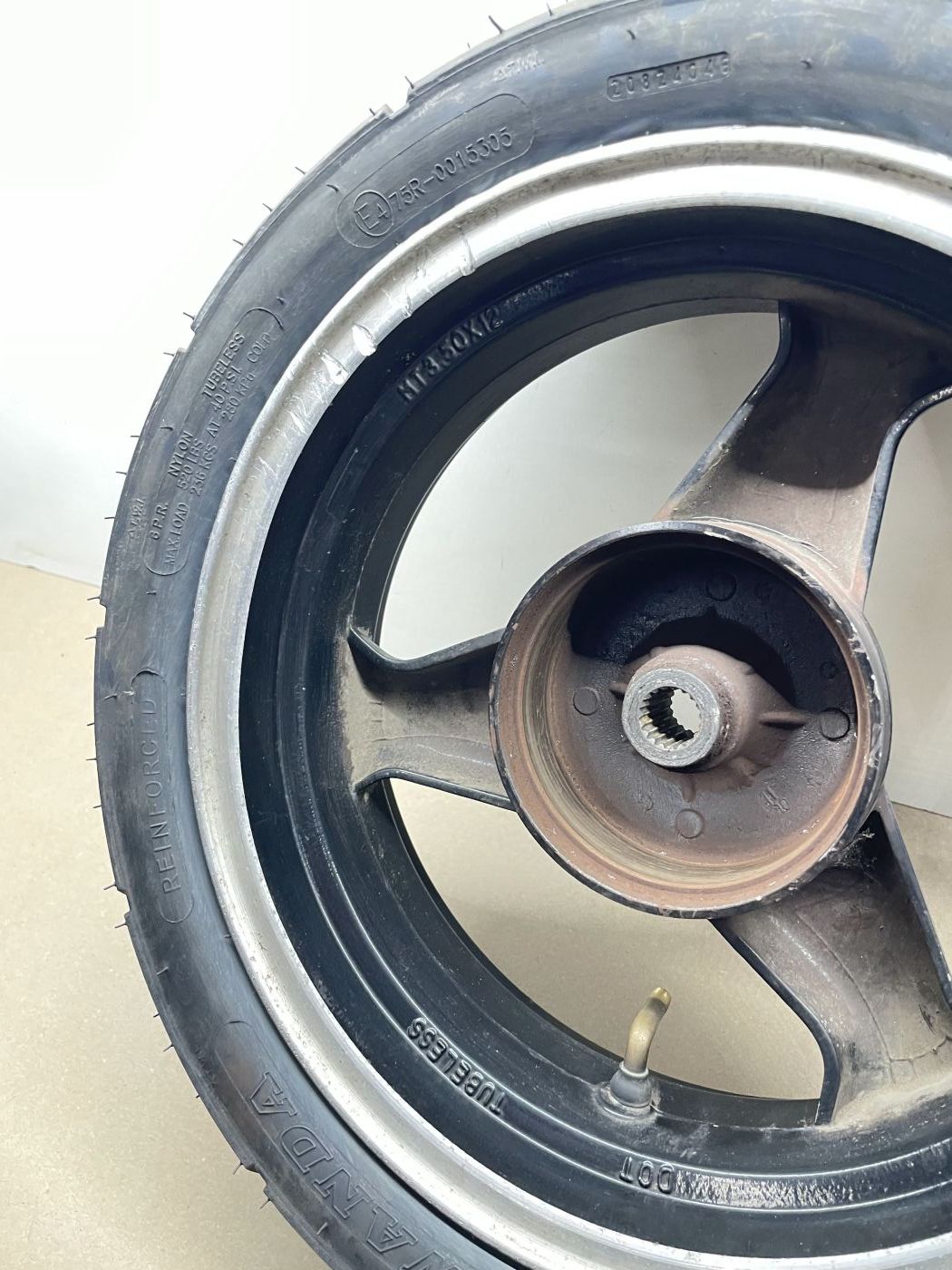 Kymco Cobra Cross - Hinterrad Reifen Felge hinten wheel (114)