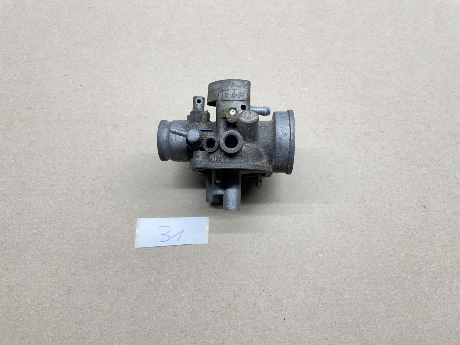 Piaggio Zip, Sfera, TPH - ORIGINAL Weber 12OM Vergasergehäuse Vespa ET2 (W8)