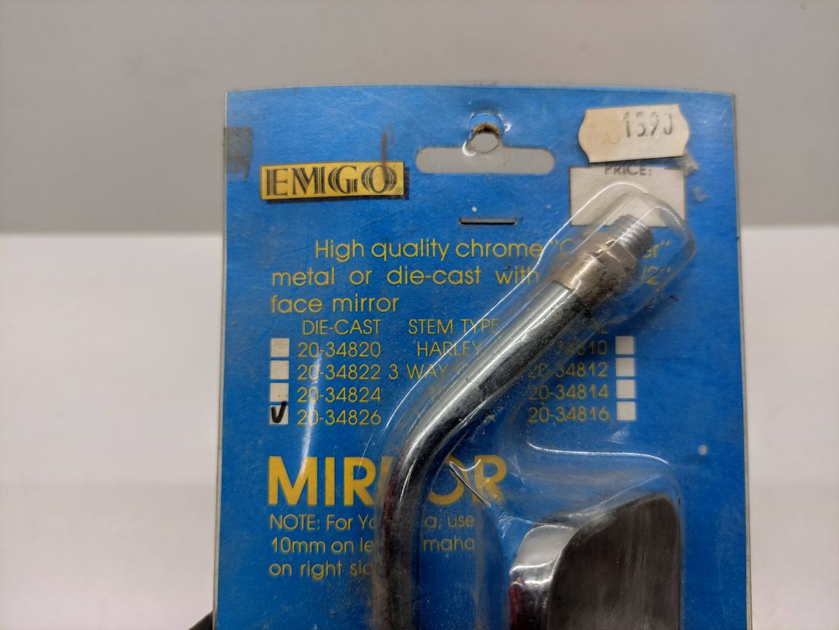 Yamaha Chopper - Motorrad Spiegel links Chrom NEU EMGO !  (38-4)