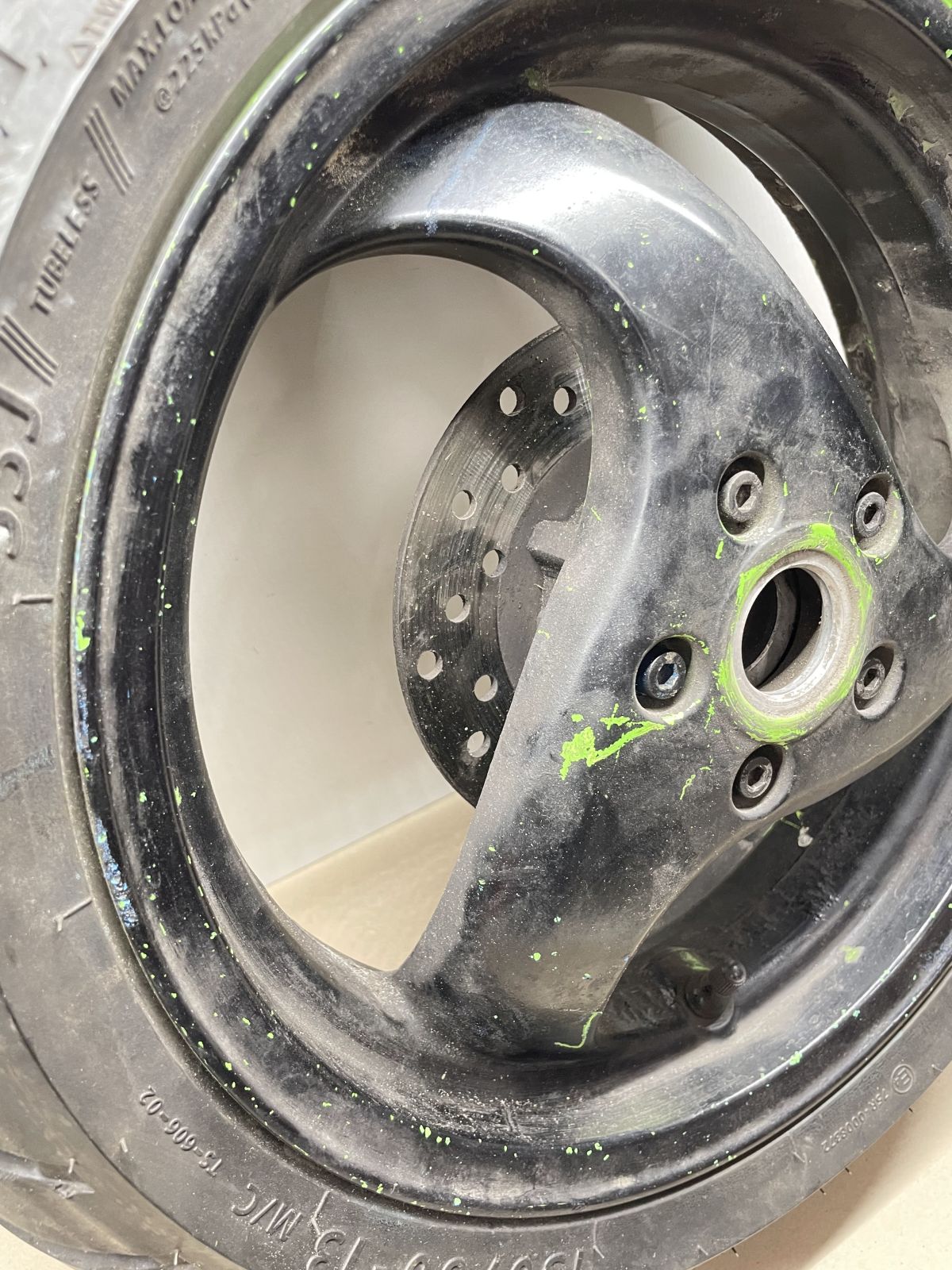 Piaggio NRG 50 - Hinterrad Reifen Felge hinten rear wheel (65-1)